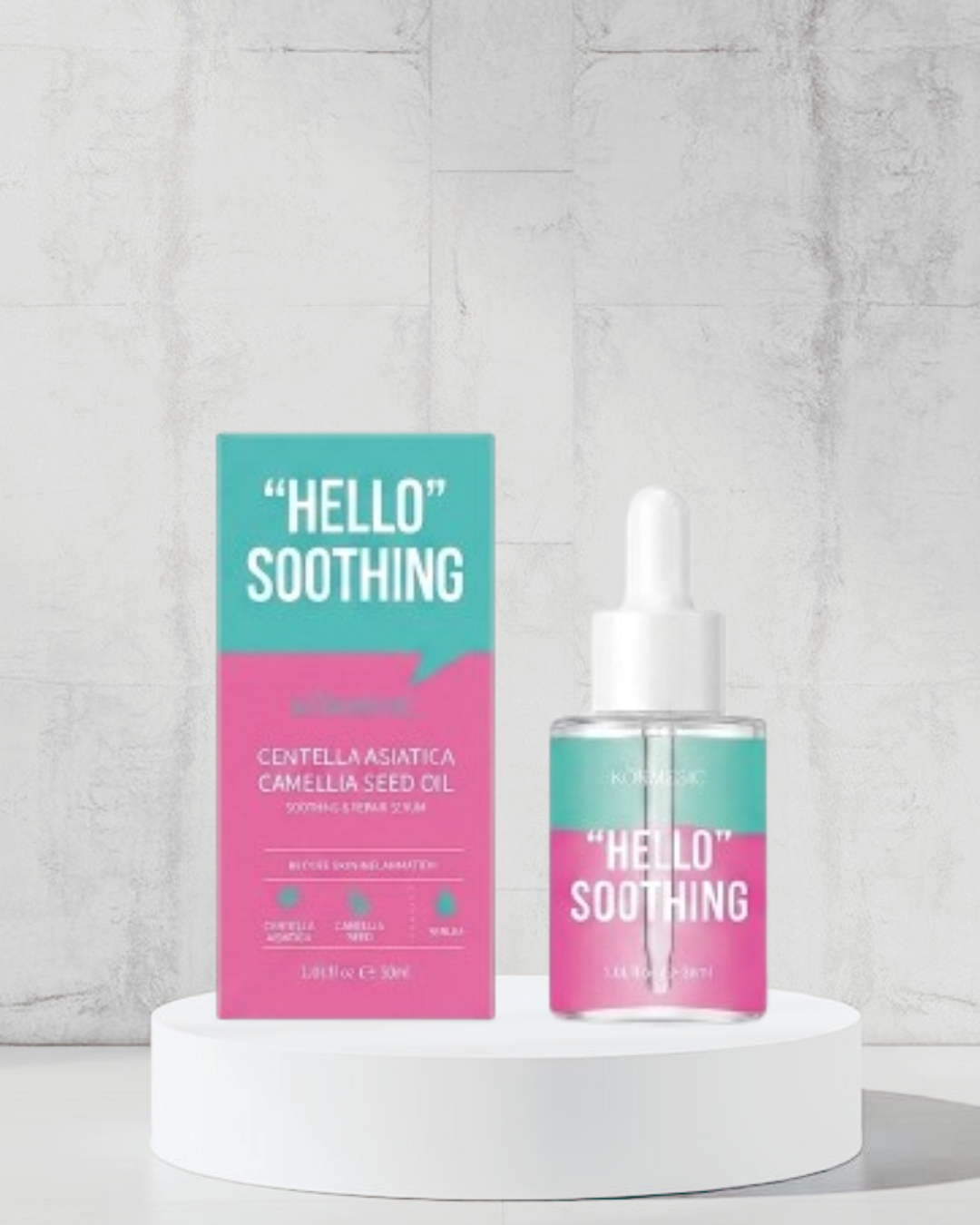 Centella Asiatica + Camellia Seed Oil Soothing and Repairing Serum 30ml