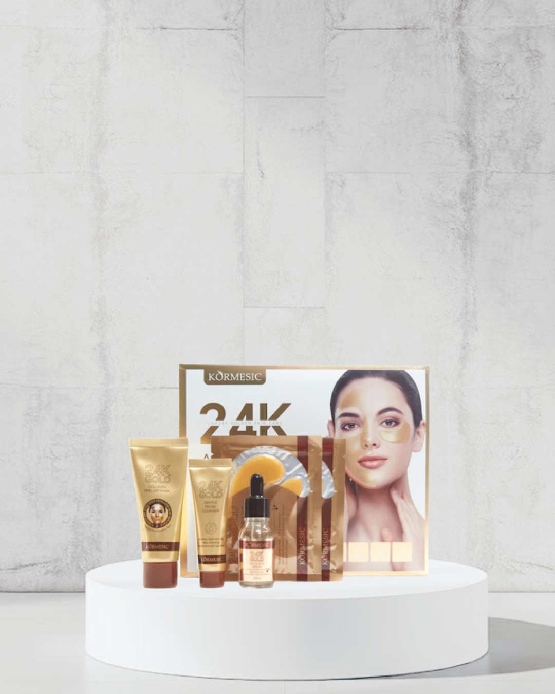24k Gold Anti- Aging & Brightening Set 20g+25g+7.5g*2+15ml