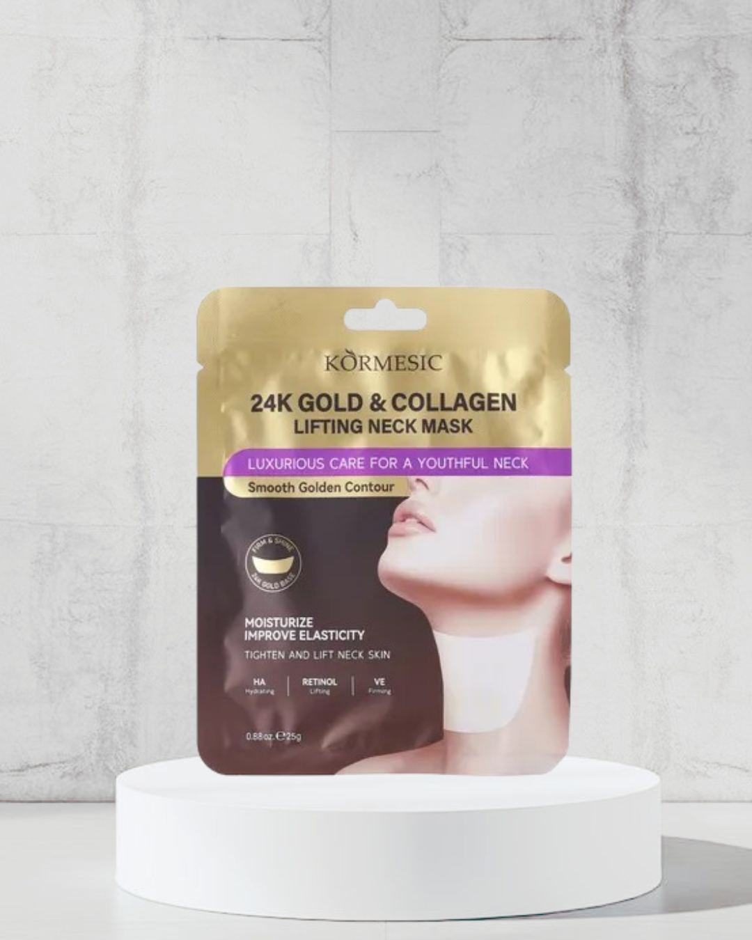 24 K Gold&Collagen Neck Pulling Mask 25g
