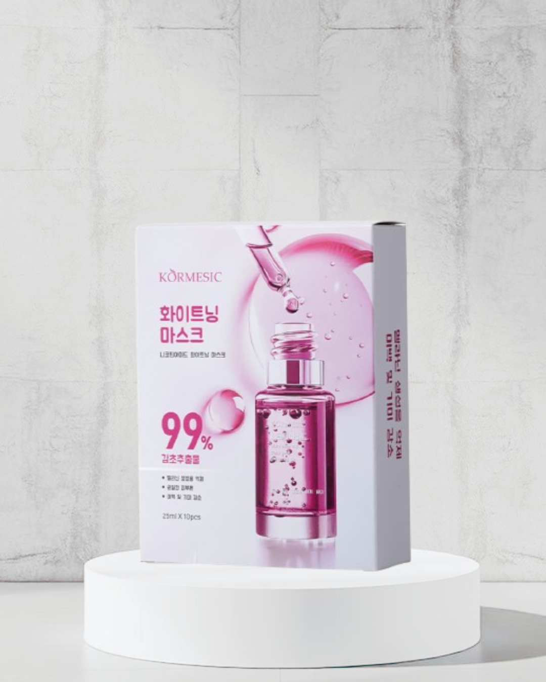 Niacinamide Whitening Mask KR-sheet 25ml Box 10 pcs