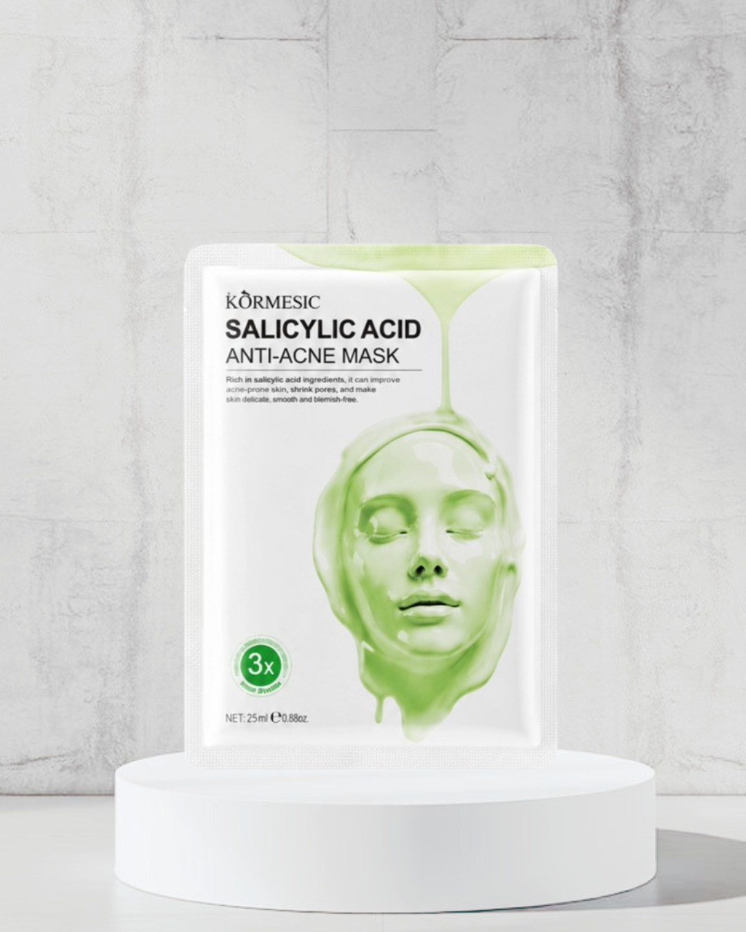 Salicylic Acid Acne Removing facial mask (Korean lotion facial mask KRGB) "Fast Return" 25ml